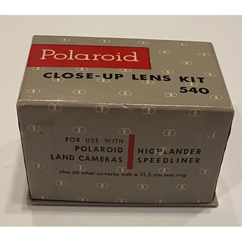 Vintage Polaroid Close Up Lens Kit 540 With Original Case And Box